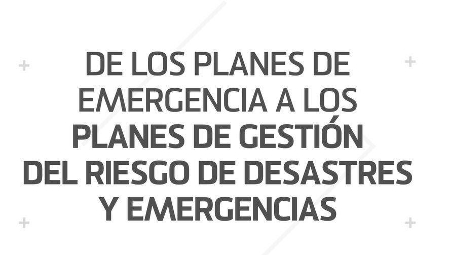 Planes de emergencia